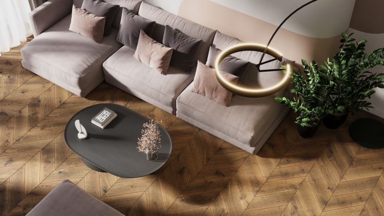 FertigDeska Chevron Dab Color Como